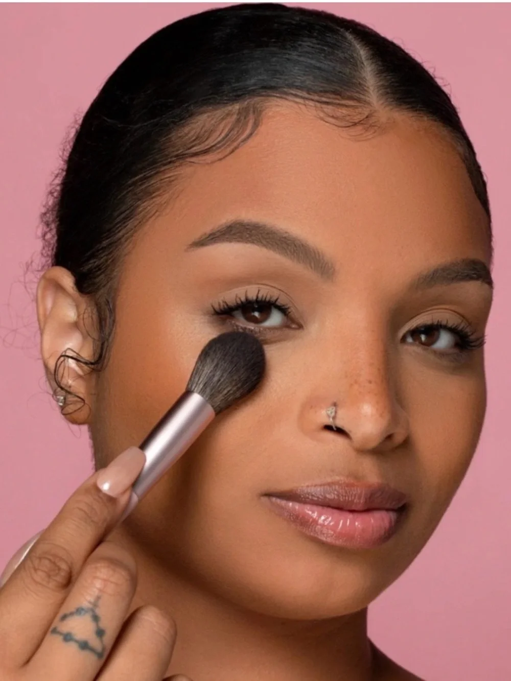JAZMINE BEAUTY 3Pc “Complexion Essentials” Brush Set - NIB -  Lmt Ed.